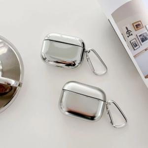 AirPods ケース メタリック シルバー シ...の商品画像