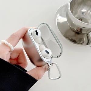 AirPods ケース メタリック シルバー ...の詳細画像3