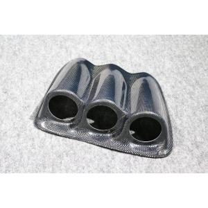 S14 シルビア 3連メーターパネル メーターフード 追加メーター FRP