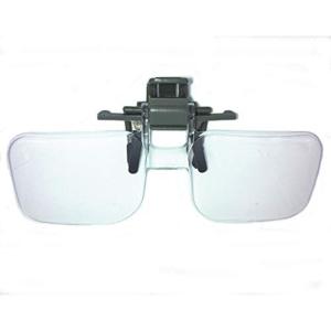 IDHIA クリップ式 ルーペ 跳ね上げ式 めがねルーペ