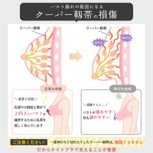 ナイトブラ 育乳 バストアップ 育乳ブラ 夜用...の詳細画像5