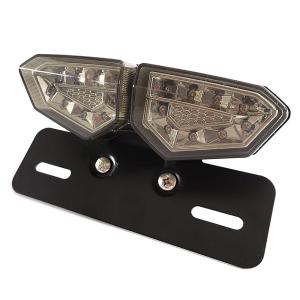 LEDテールランプ ナンバーステー付 ウインカー機能搭載　スモーク TOKUTOYO(トクトヨ)