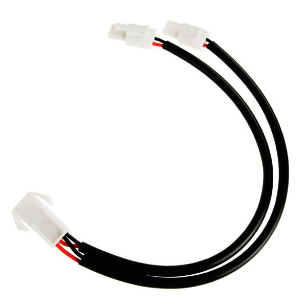 トヨタ車 12V車 USBポート増設用 電源分岐カプラ USB接続配線 2分岐ケーブル 約200mm