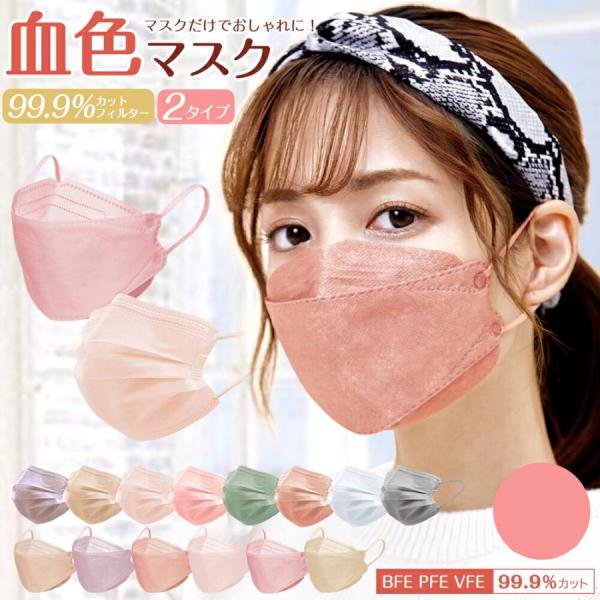 4個目半額セール マスク 立体マスク 20枚  血色マスク cicibella マスク ３Dマスク ...