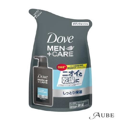 ユニリーバ ダヴ メン+ケア ボディウォッシュ クリーンコンフォート 320g 詰め替え【ドラッグス...