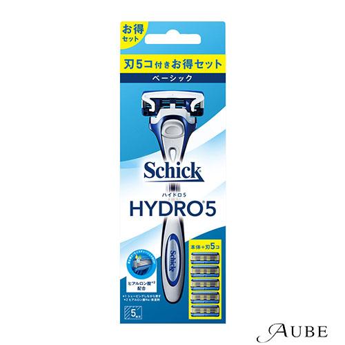 シック Schick ハイドロ5 ベーシック コンボパック（本体 刃付き＋替刃4個）【ドラッグストア...