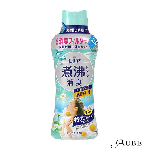 P&amp;G レノア 煮沸レベル 消臭抗菌ビーズ 部屋干し 花とおひさまの香り 本体 特大 720ml【ド...