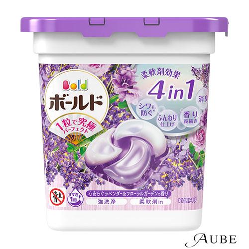 P&amp;G ボールド 洗濯洗剤 ジェルボール4D ラベンダー＆フローラルガーデン 11個入【ドラッグスト...