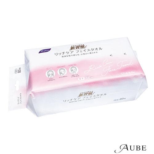 Life-do.Plus リファイン リッチケアフェイスタオル 80枚入【ドラッグストア】【宅急便対...