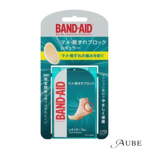 バンドエイド マメ靴ずれブロック レギュラー 5枚入【ドラッグストア】【追跡可能メール便対応10個まで】【宅急便コンパクト対応】