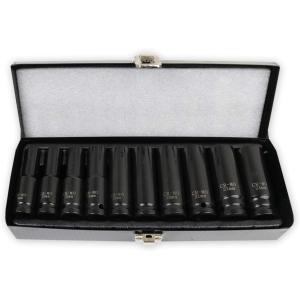 ディープソケット インパクト対応 10pcs 差込角1/2インチ