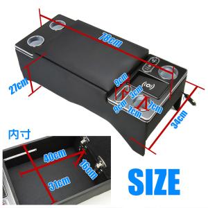 専用設計 ワイヤレス充電 ハイエース 200系...の詳細画像5