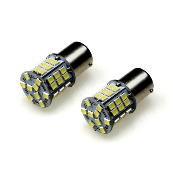 S25s/1156/BA15S 45連SMD(24+21) LEDバルブ シングル球 白 ホワイト ...