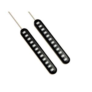 汎用】7インチ LEDヘッドライト ゲージタイプ クローム/クリアレンズ