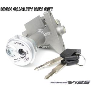 中古 MBX50 純正 メインキー その他4点セット 鍵2個付き 高品質】シャッターキー型メインキーセット鍵2本付レッツ4[CA41A