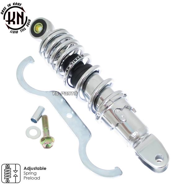メッキボディ KNリアサス銀230mm スーパージョグZR 3YK アプリオ 4JP 4LV SA1...
