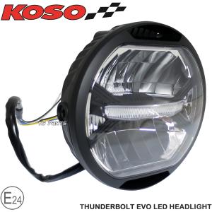 正規品]KOSO車検対応LEDヘッドライト[Ver.2]ハーレー/ドラッグスター