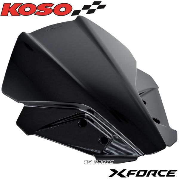 [正規品]KOSOダークスモークエアロスクリーン/メーターバイザー Xフォース/X FORCE[SG...