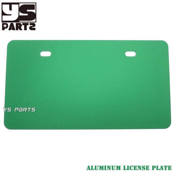 復刻 アルミライセンスプレート緑Z1000/Z800/ZZR250/ZZR400/ZZR600/ZZ...