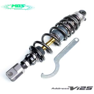 アドレスV125　MOS ショックアブソーバー　KN企画　ブルー　リアショック アドレスV125 MOS ショックアブソーバー KN企画 ブルー リア