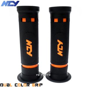 NCY貫通グリップ黒120mmライブディオSR ライブディオJ ライブディオZX