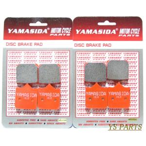 高品質】新型ブレーキパッド 4枚セット ブレンボキャリパー65mmピッチ