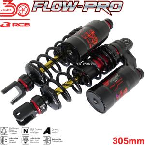 正規品 レーシングボーイ(RCB)減衰圧調整付ピギーバックリヤサス黒305mm X FORCE Xフォース SG79J FORCE2.0 フォース2.0 BFV AEROX155｜YS PARTS