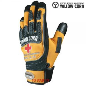 正規品】イエローコーンYG-717Rカンガルーレザーレーシンググローブ黄