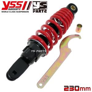 ツインダンパー】YSSリヤサス/リアショック赤/黒230mm VINO ツインダンパー】YSSリヤサス/リアショック赤/黒230mm VINO