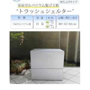 ゴミ箱 屋外 屋外用ゴミ箱 大容量 屋外ごみ箱...の詳細画像2