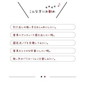 ボーン ノブ 引き出し 取っ手 ノブ 家具 イ...の詳細画像3