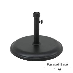 『パラソルベース 15kg』 パラソルスタンド パラソル固定 パラソル台 ガーデンパラソルベース パラソル立て スチール 金属製 スクエア 丸型 円形｜ys-prism