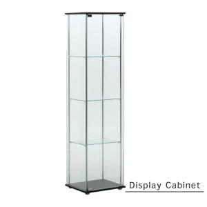 『ガラスコレクションケース』 4段 飾り棚 コレクションケース フィギュアケース ガラスケース ディスプレイケース ショーケース 透明ケース