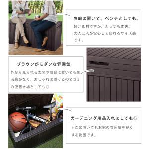 屋外収納ストッカー 屋外収納庫 屋外用物置 収...の詳細画像5