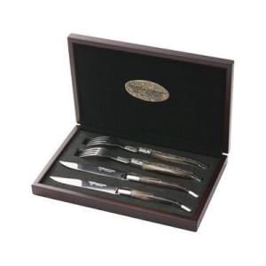 ライヨール ラギオール ディナーカトラリー24ピースセット(Blond Horn