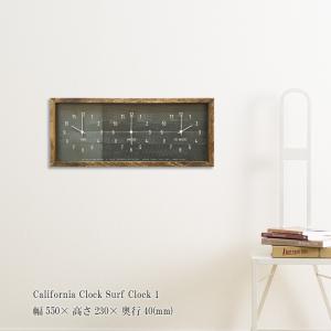 掛け時計 California Clock Surf Clock 1 掛け時計 世界時計 壁掛け 壁飾り ウォールクロック 壁掛け時計｜ys-prism