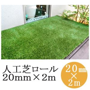 人工芝ロール20mm 2mグリーン 人工芝 ロー...の商品画像