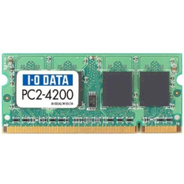I-O DATA機器 PC2-4200対応 増設DDR2 200ピン S.O.DIMM SDX533...
