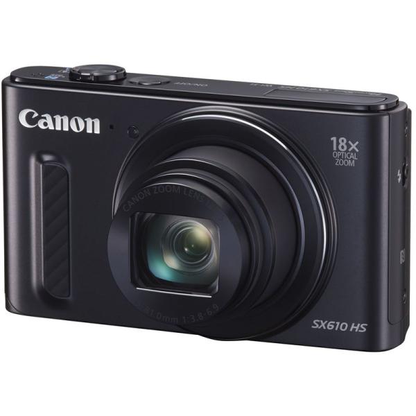 Canon デジタルカメラ PowerShot SX610 HS ブラック 光学18倍ズーム PSS...