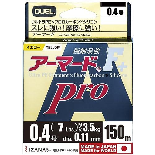 DUELデュエル PEライン 0.4号 アーマード F+ Pro 150M 0.4号 GY ゴールデ...