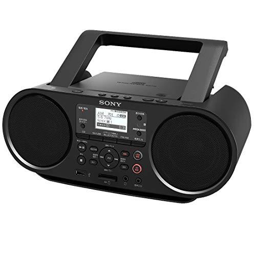 ソニー CDラジオ Bluetooth/FM/AM/ワイドFM対応 語学学習用機能 電池駆動可能 ブ...