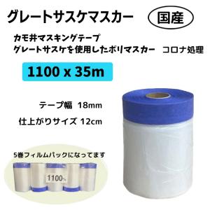 カモ井（KAMOI） カモイ グレートサスケ 1箱売り 40mm×18M 30巻 建築用