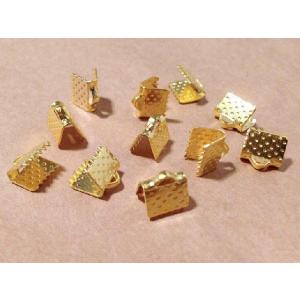 レース留め金具・ヒモ留め 約10個 (8mm 0...の商品画像