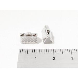 レース留め金具・ヒモ留め 約10個 (10mm...の詳細画像2