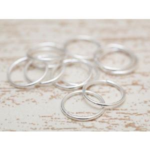 丸カン 14mm 線径:約1.2mm 約10個 10ヶ ホワイトシルバー 一重 接続金具 リング 副資材 基本パーツ 約1.4cm アクセサリーパーツ パーツ