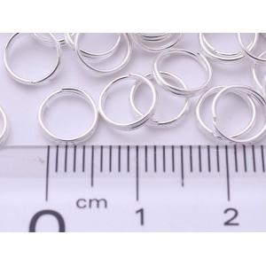 二重カン 線径:約0.7mm 7mm ホワイト...の詳細画像1