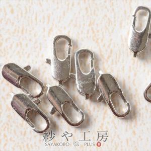カニカン シルバー 亜鉛合金 約10mm×約4mm 約10個...