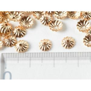座金・花座・菊座パーツ KC金 スチールメッキ...の詳細画像1