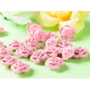 アルミ薔薇 ベロア風コーティング(径約15mm...の詳細画像2