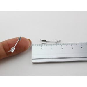 チャーム 矢 大きめ 両カン付 マットシルバー...の詳細画像1